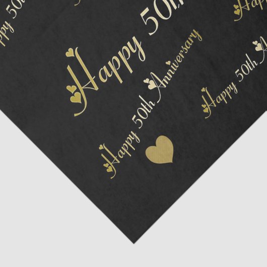 Happy 50th Jubileum Tissuepapier (Detail)