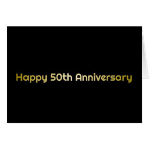 Happy 50th Jubileum wenskaart