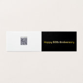 Happy 50th Jubileum wenskaart Kaart (Buitenkant ongevouwen)