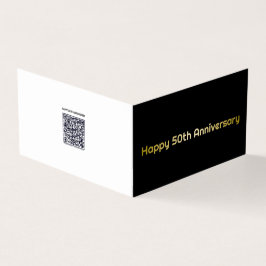 Happy 50th Jubileum wenskaart Kaart