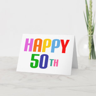 Happy 50th kaart