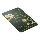 Happy 50th Wedding Jubileum Flex Photo Magnet Magneet (Rechterzijde)