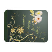 Happy 50th Wedding Jubileum Flex Photo Magnet Magneet (Horizontaal)