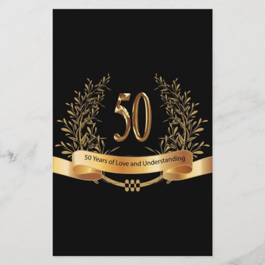 Happy 50th Wedding Jubileum Gifts (Voorkant)