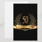 Happy 50th Wedding Jubileum Gifts (Voorkant / Achterkant)