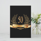 Happy 50th Wedding Jubileum Gifts (Staand voorkant)