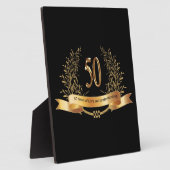 Happy 50th Wedding Jubileum Gifts Fotoplaat (Zijkant)