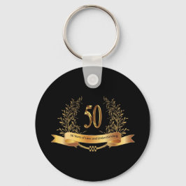 Happy 50th Wedding Jubileum Gifts Sleutelhanger