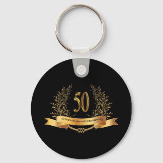 Happy 50th Wedding Jubileum Gifts Sleutelhanger