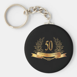 Happy 50th Wedding Jubileum Gifts Sleutelhanger