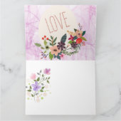 Happy 50th Wedding Jubileum Greeting Car Kaart (Binnen)