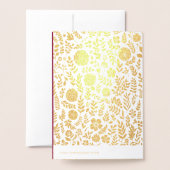 Happy 50th Wedding Jubileum Luxury Folie Kaarten (Met envelop)