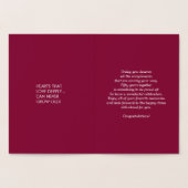 Happy 50th Wedding Jubileum Luxury Folie Kaarten (Binnen)