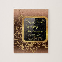 Happy 50th Wedding Jubileum Multi products sele Legpuzzel