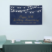 Happy 50th Wedding Jubileum Party Banner (Beurs)