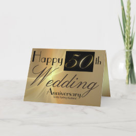 Happy 50th Wedding Jubileum voor mijn Kaart van de