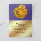 Happy 50th Wedding Jubileum voor Mijn vrouw Kaart (Binnen)