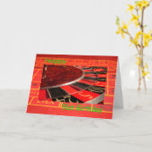 Happy 51st Birthday Roulette Wheel Kaart (Gele Bloem)