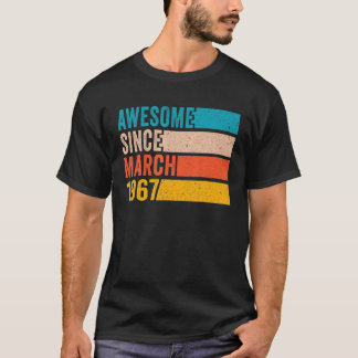 Happy 55e verjaardag 55 jaar oud Geweldige sinds m T-shirt