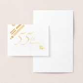 Happy 55th Jubileum Mod Birds Folie Kaarten (Display)