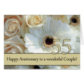 Happy 55th Jubileum rozen (Voorkant Horizontaal)