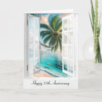 Happy 55th Jubileum Tropical Window