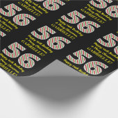 Happy 56th Birthday & Merry Kerstmis, aangepaste n Cadeaupapier (Hoek)