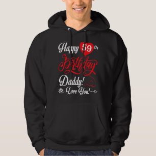 Happy 59th Birthday Papa vader 59-jarige vader Hoodie