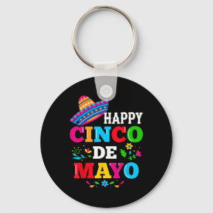 Happy 5 De Mayo Lets Fiesta Viva Mexico Cinco De M Sleutelhanger