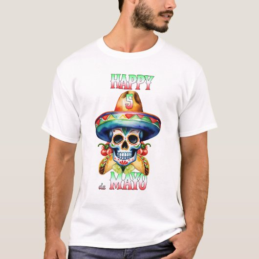 Happy 5 de Mayo T-shirt (Voorkant)