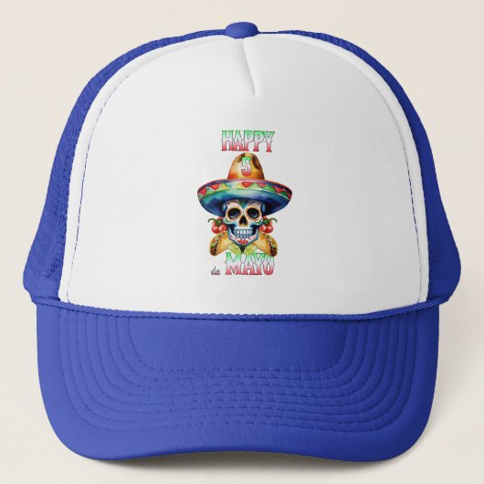 Happy 5 de Mayo Trucker Pet (Voorkant)