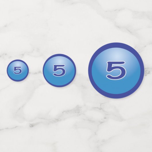 Happy 5th Birthday Boy Confetti (Voorkanten)