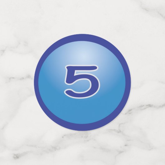 Happy 5th Birthday Boy Confetti (Kleine voorkant)