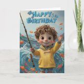 Happy 5th Birthday Kaart (Voorkant)