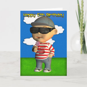Happy 5th Birthday Kaart