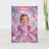 Happy 5th Birthday Kaart (Voorkant)