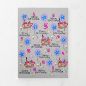 Happy 5th Birthday Kaart, #5 Drieluik Kaart (Cover)