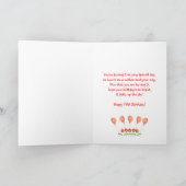 Happy 5th Birthday Lamb en ballonnen Kaart (Binnen)