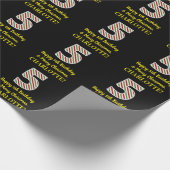 Happy 5th Birthday & Merry Kerstmis, aangepaste na Cadeaupapier (Hoek)