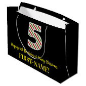 Happy 5th Birthday & Merry Kerstmis, aangepaste na Groot Cadeauzakje (Achterkant Gekanteld)