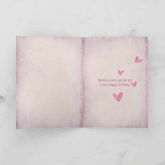 Happy 5th Birthday polka dots en ballonnen Kaart (Binnen)