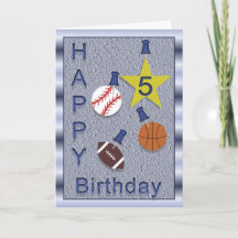 Happy 5th Birthday Sportthema