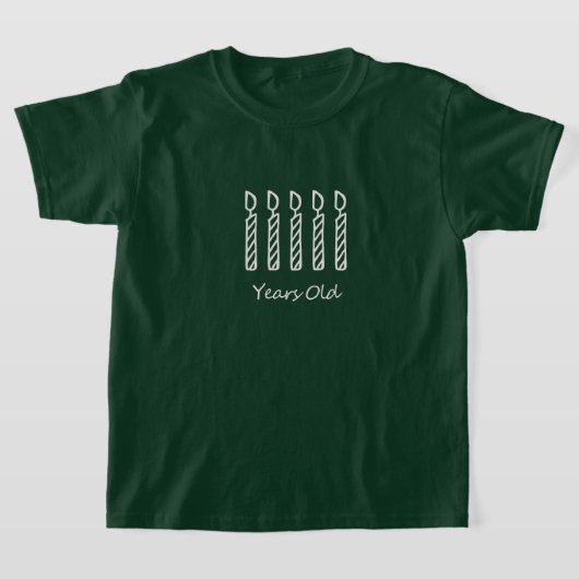 Happy 5th Birthday T-shirt (Laagn)