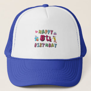 Happy 5th Birthday - wensen van 5 jaar oud Trucker Pet