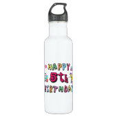 Happy 5th Birthday - wensen van 5 jaar oud Waterfles (Voorkant)