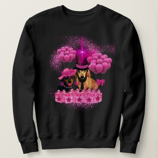 Happy 5th Wedding Jubileum Sweatshirt (Design voorkant)