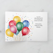 Happy 60th Birthday Fun Owl Humor Kaart (Binnen)