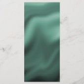 Happy 60th Birthday Green Glitter Folie Menu (Achterkant)