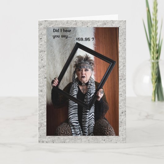 Happy 60th Birthday met humoristische draai Kaart (Voorkant)