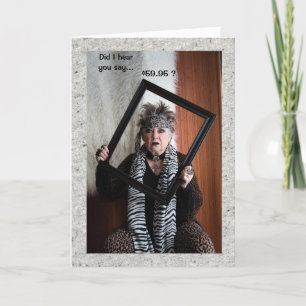 Happy 60th Birthday met humoristische draai Kaart